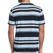 Penguin Mens Big Size Stripped Organic Cotton Crew Neck T Shirt