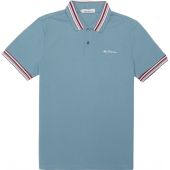 Ben Sherman Mens Big Size House Multi Stripe Collar Cotton Polo