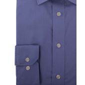 Double Two Plain Long Sleeve Formal Shirt