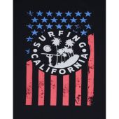 Espionage Mens Big Size Surfing California Print Cotton Vest