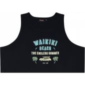 Espionage Mens Big Size Surf Theme Print Cotton Vest