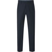 Skopes Mens Big Size Plain Front Textured Cloth Suit Trouser