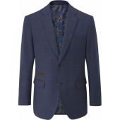 Skopes Mens Big Size Stretch Check Suit Jacket