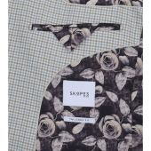 Skopes Mens Big Size Dogtooth Pattern Single Breasted Sports Jacket