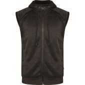 Kam Mens Big Size Stretch Performance Activewear Sleeveless Hoody