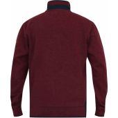 D555 Mens Big Size Quarter Neck Pique Fleece Sweatshirt