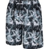Espionage Mens Big Size Monochrome Print Swim Short