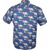 Mish Mash Mens Big Size Tropical Print Short Sleeve Cotton Shirt