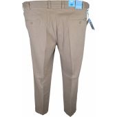 Duke Mens Big Size Bruno X Tenda Waist Stretch Cotton Chino