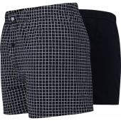 CECEBA Mens Big Size Pure Cotton Two Pack Boxer Shorts