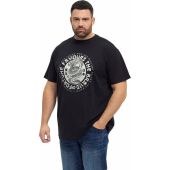 North Latitude Mens Big Size Dragon Print Crew Neck T Shirt