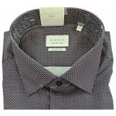 Eterna Mens Big Size Micro Pattern Formal Long Sleeve Shirt