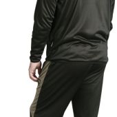 D555 Mens Big Size Active Performance Stretch Zip Through Hoodie