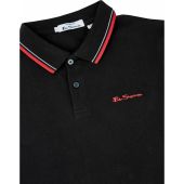Ben Sherman Mens Big Size Organic Cotton Signature Fashion Polo Shirt
