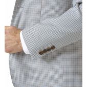 Skopes Mens Big Size Dogtooth Pattern Single Breasted Sports Jacket