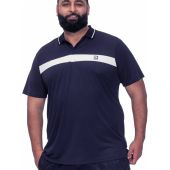 D555 Mens Big Size Active Performance Dry Wear Sport Polo