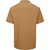Ed Baxter Mens Big Size Shape Print Stretch Cotton Casual Short Sleeve Shirt