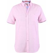 Mens Big Size Duke STRATFORD - D555 Short Sleeve Button Down Cotton Shirt