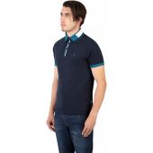 Mish Mash Mens Big Size Contrast Collar Cotton Short Sleeve Polo