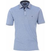 Casa Moda Mens Big Size Stretch Plain Cotton Polo With Contrast Collar