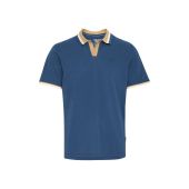 Blend Mens Big Size Fashion Polo Shirt With Contrast Collar