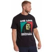 North Denim Mens Big Size Bob Marley Print Crew Neck T Shirt