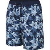 Espionage Mens Big Size Flower Print Swim Short With Elastic And Drawstring Waist And Mesh Inner