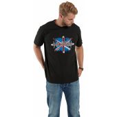 North 56 Mens Big Size Def Lepard Cotton Crew Neck T Shirt