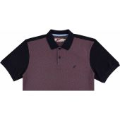 Mish Mash Mens Big Size Smart Jersey Short Sleeve Geometric Print Front Panel Polo
