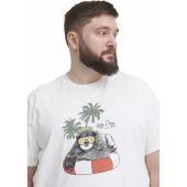 Blend Mens Big Size Crew Neck Lazy Days Sloth TShirt
