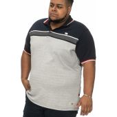 D555 Mens Big Size Panel Polo