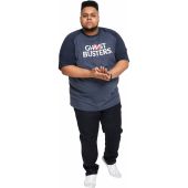 D555 Mens Big Size Ghost Busters Print Cotton Crew Neck T Shirt