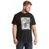 NORTH 56°4 Mens Big Size  The Challenge Ski Print Cotton Crew Neck T Shirt