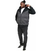 Mens Big Size D555 Duke Zip Through Hoody With Sherpa Lining