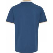 Blend Mens Big Size Fashion Polo Shirt With Contrast Collar