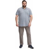 Blend Mens Big Size Pique Polo With Contrast Collar
