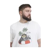 Blend Mens Big Size Crew Neck Lazy Days Sloth TShirt