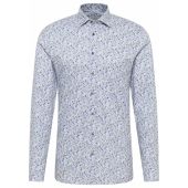 Eterna Mens Big Size Floral Pattern Comfort Fit Formal Long Sleeve Shirt