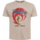 North 56 Denim Mens Big Size Beach Boys Print Cotton Crew neck T Shirt