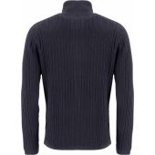 Fynch Hatton Mens Big Size Rib Cotton Turtle Neck With Quarter Zip Sweater