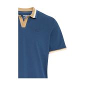 Blend Mens Big Size Fashion Polo Shirt With Contrast Collar