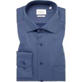 Eterna Mens Big Size Micro Woven Pattern Comfort Fit Cotton Formal Long Sleeve Shirt