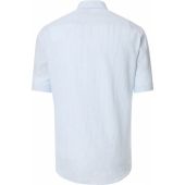Casa Moda Mens Big Size Linen Mix Stripe Short Sleeve Shirt