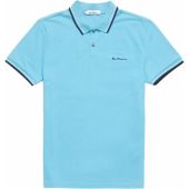 Ben Sherman Mens Big Size Organic Cotton Signature Fashion Polo Shirt