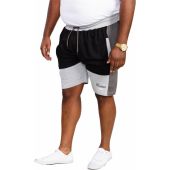 Duke Mens Big Size Kirton Multi Contrast Panel Light Jersey Cotton Couture Sport Short
