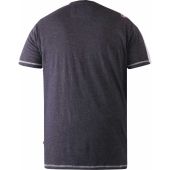 Duke Mens Big Size - Soho - American Number Plate Cotton Crew Neck T Shirt