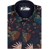 Mish Mash Mens Big Size Abstract Print Short Sleeve Shirt