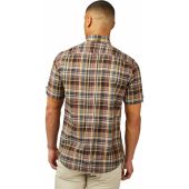 Ben Sherman Mens Big Size Gradient Check Short Sleeve Shirt