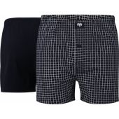 CECEBA Mens Big Size Pure Cotton Two Pack Boxer Shorts