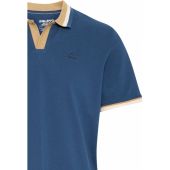 Blend Mens Big Size Fashion Polo Shirt With Contrast Collar